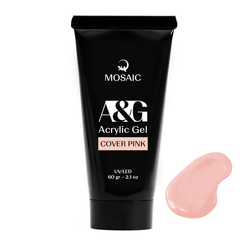 Acrygel cover pink ongles gainage
