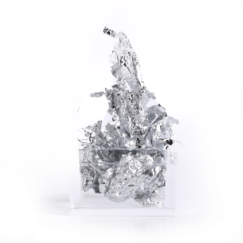 Feuilles d'or - argent hologramm
