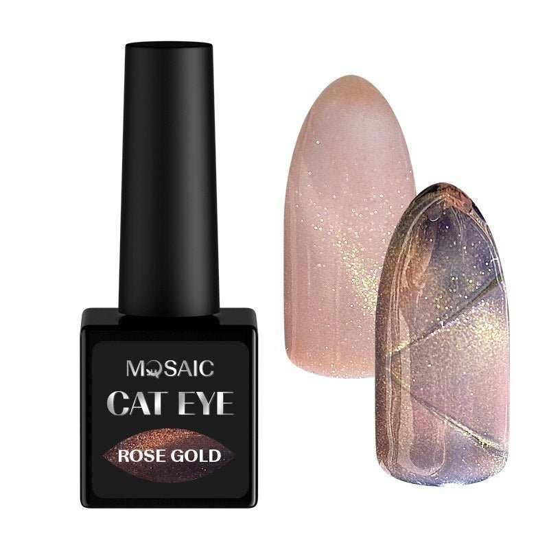 Rose gold cat eye
