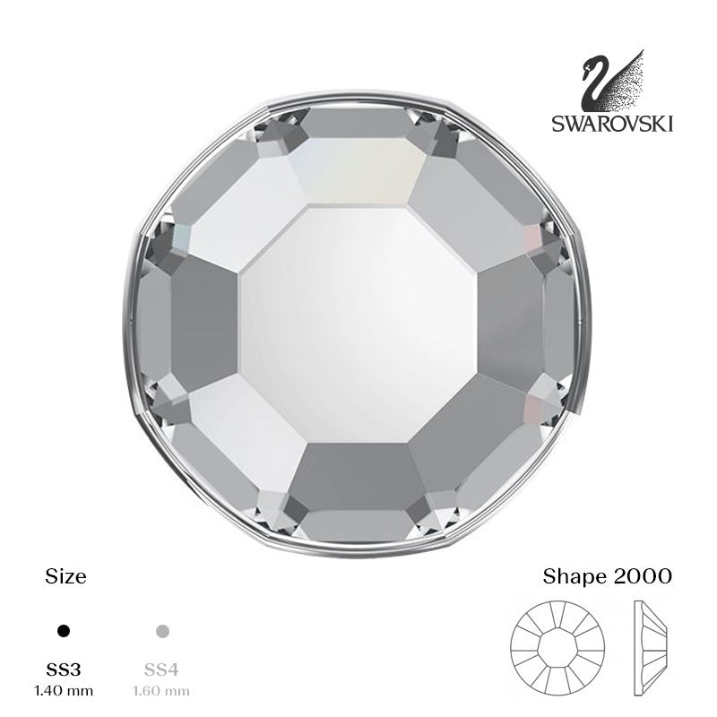 SS3 Crystal - 100 pcs