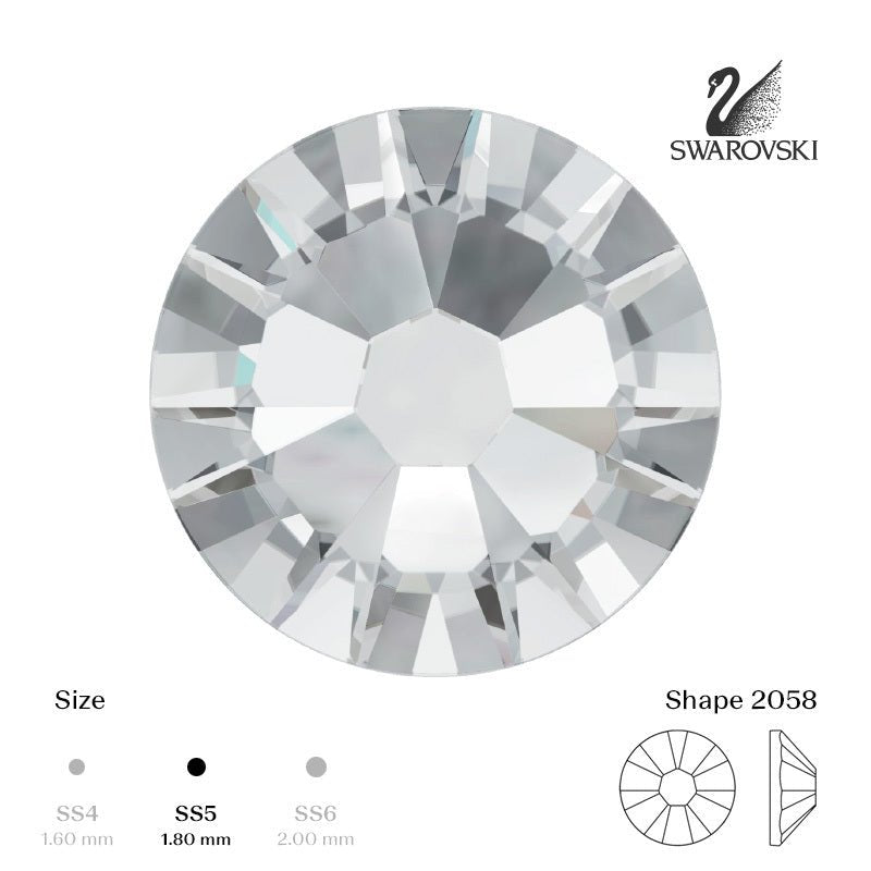 SS5 Crystal - 100 pcs