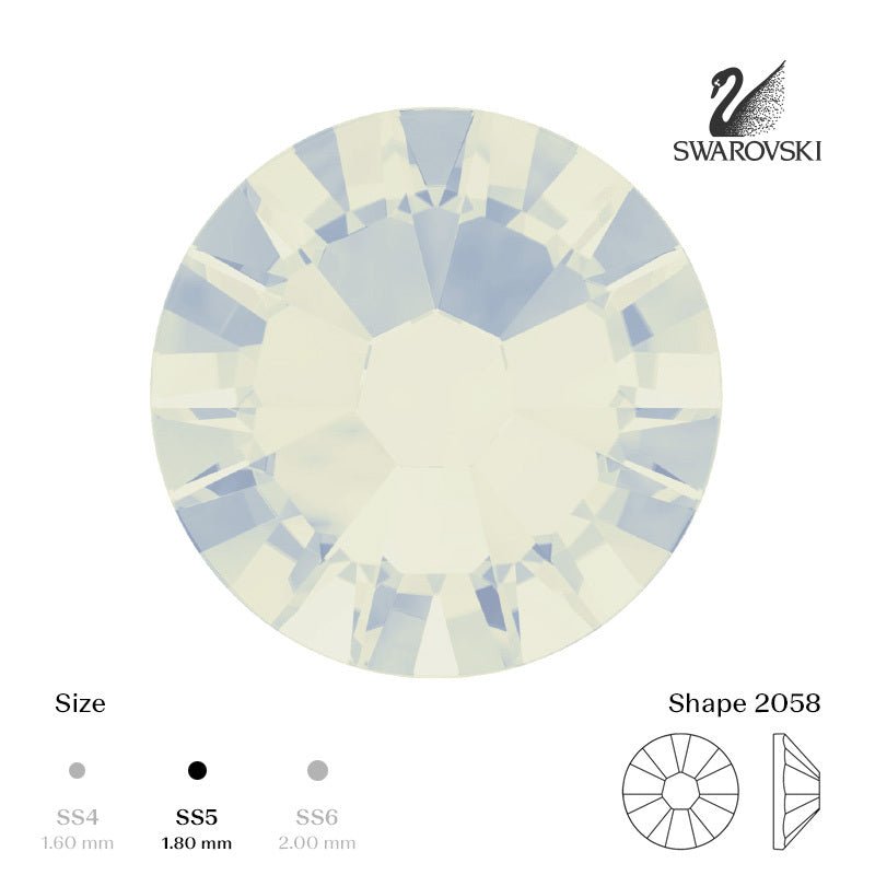 SS5 White Opal - 50 pcs