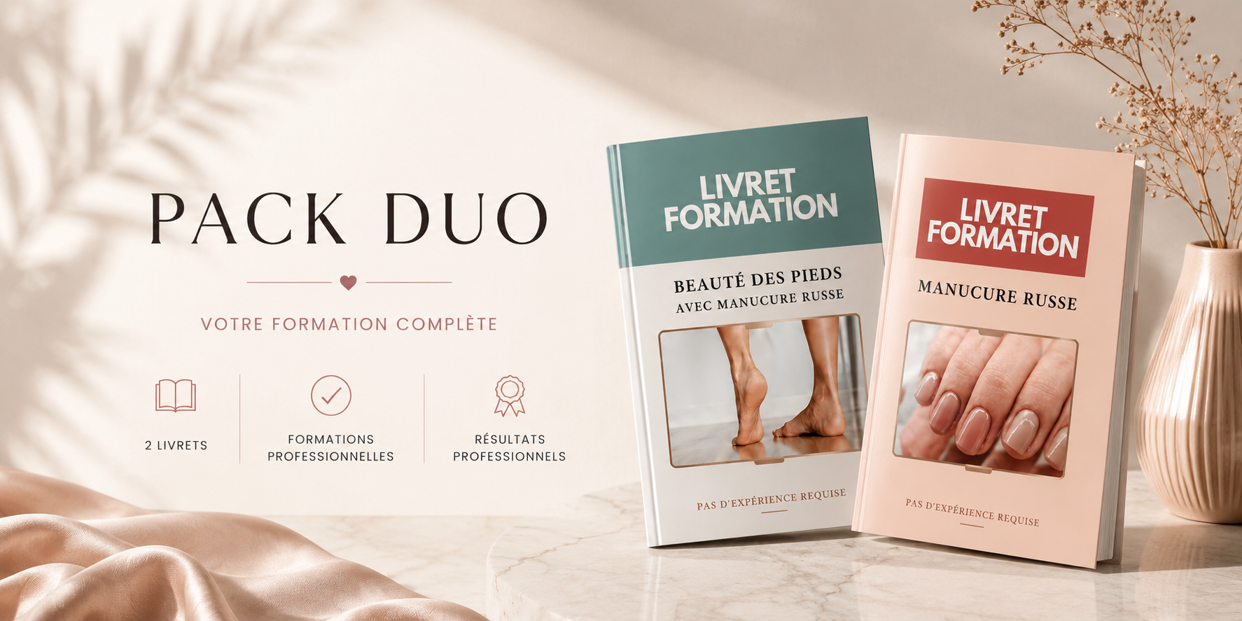 Pack livret guides manucure russe pro