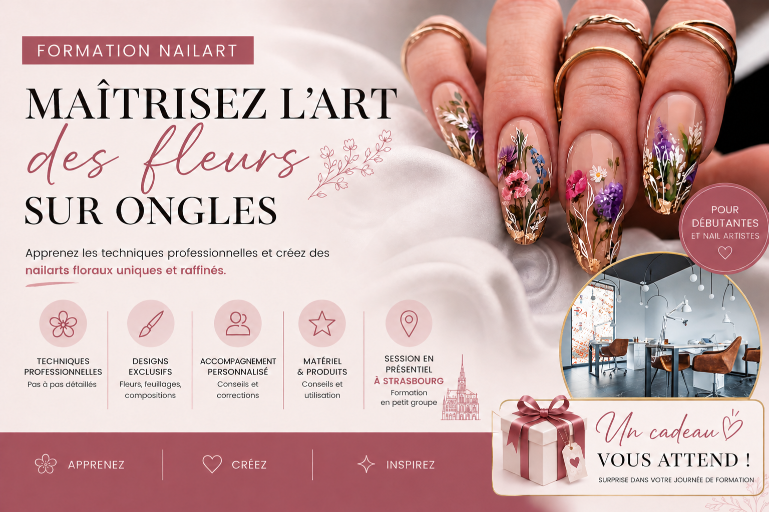 Hero annonce atelier dessin ongles