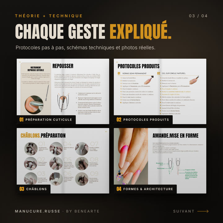 Book prothésie ongulaire Manucure Russe - Guide Complet