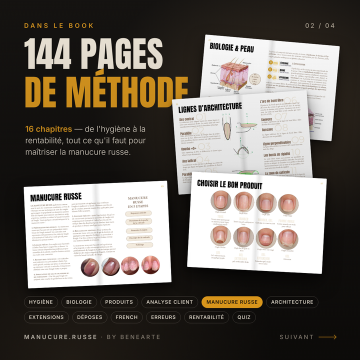Book prothésie ongulaire Manucure Russe - Guide Complet