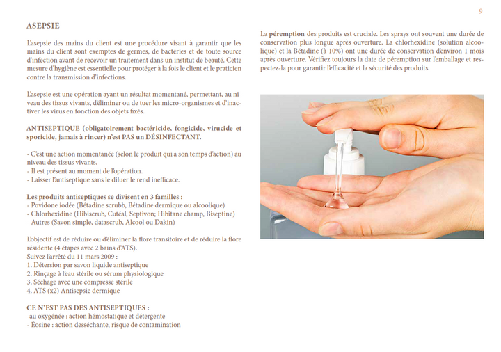 LIVRET DE FORMATION MANUCURE
