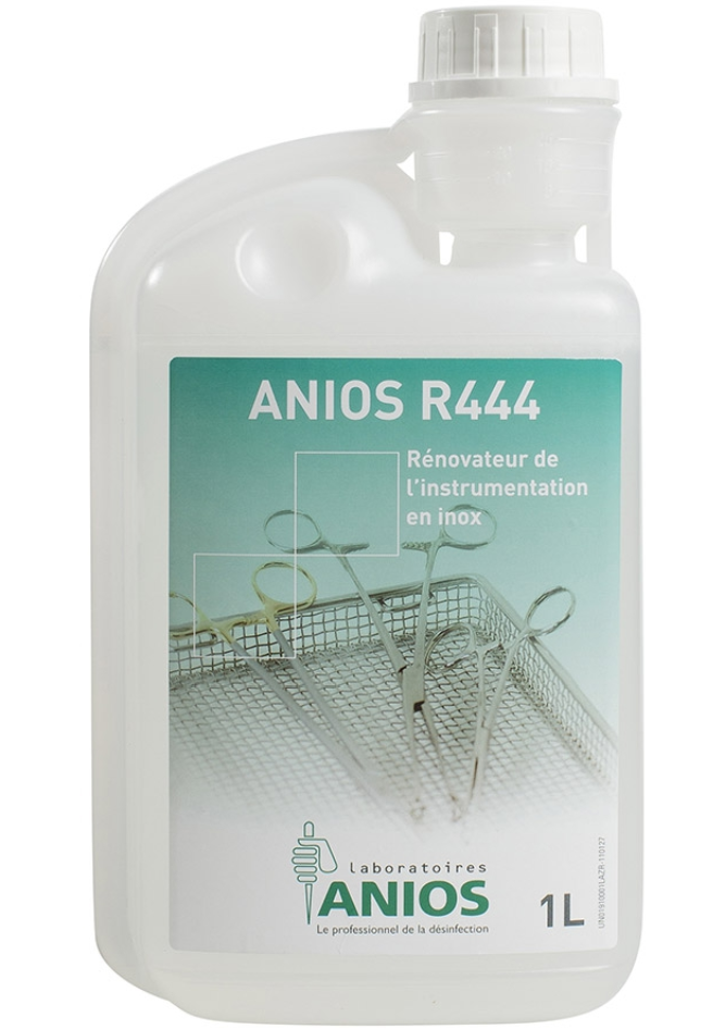Rénovateur d'instrumentation inox et dispositifs 
médicaux ANIOS R444 - Flacon de 1L