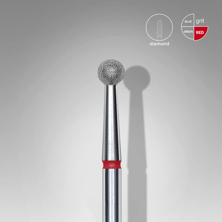 Staleks Fraise diamant Sphère rouge