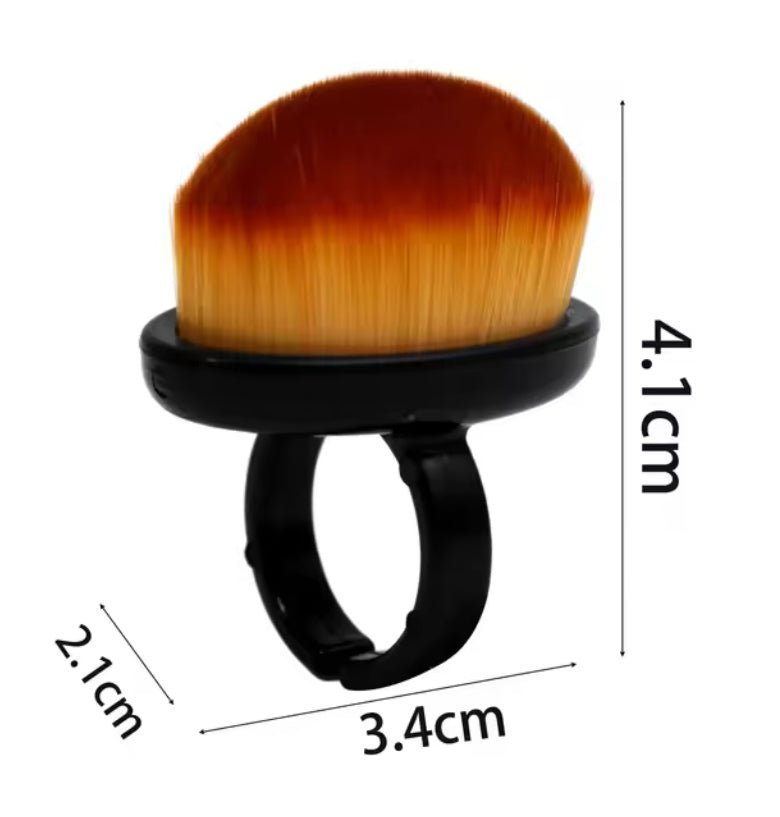 Brosse anneau pour ongles nettoyage