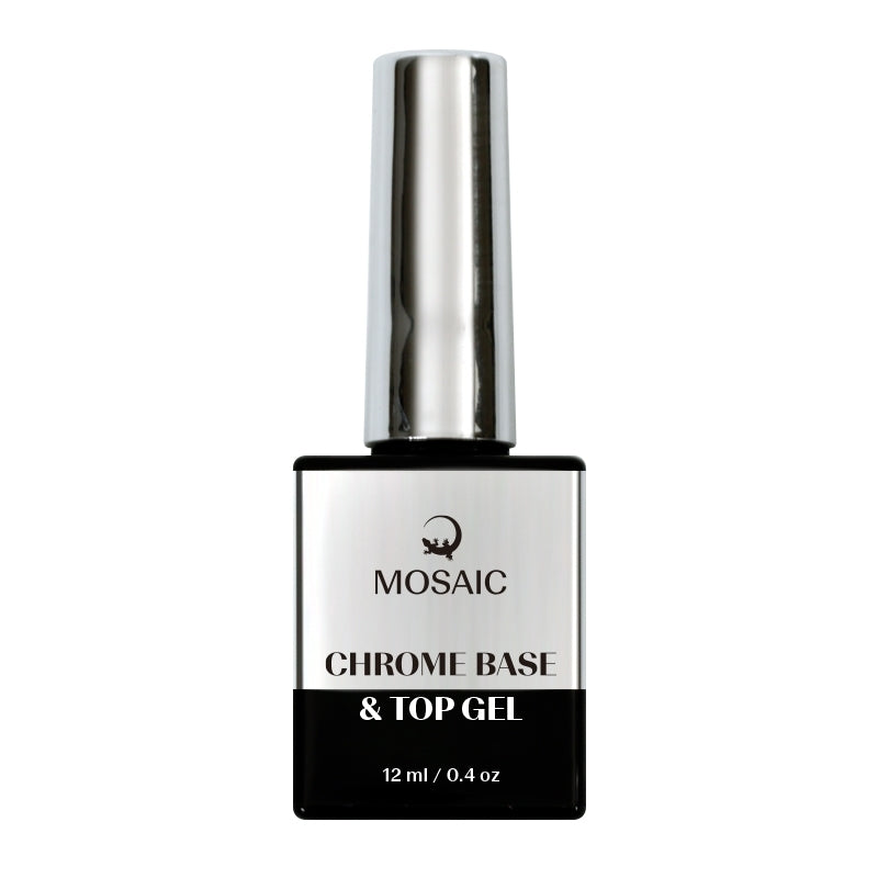 top coat chrome base & top gel mosaic Strasbourg ongles pas cher