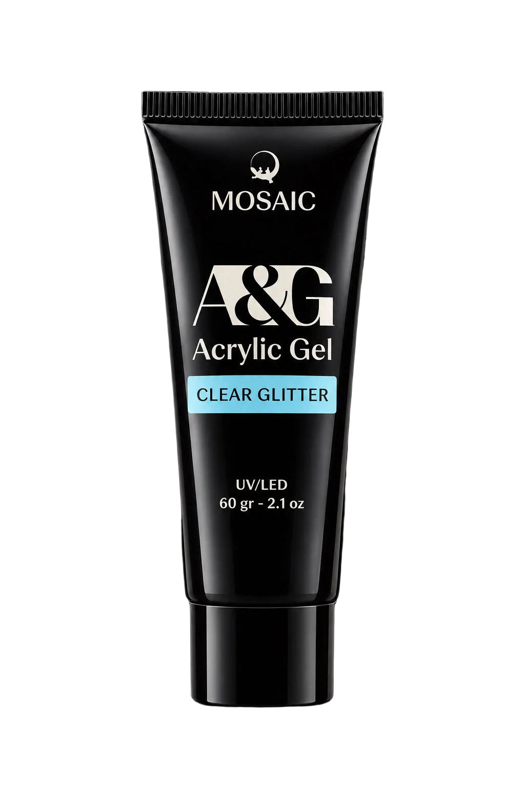 clear glitter acrygel 