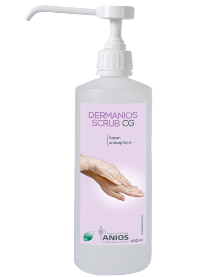 Dermanios scrub C ANIOS Savon antibactérien 500 ml