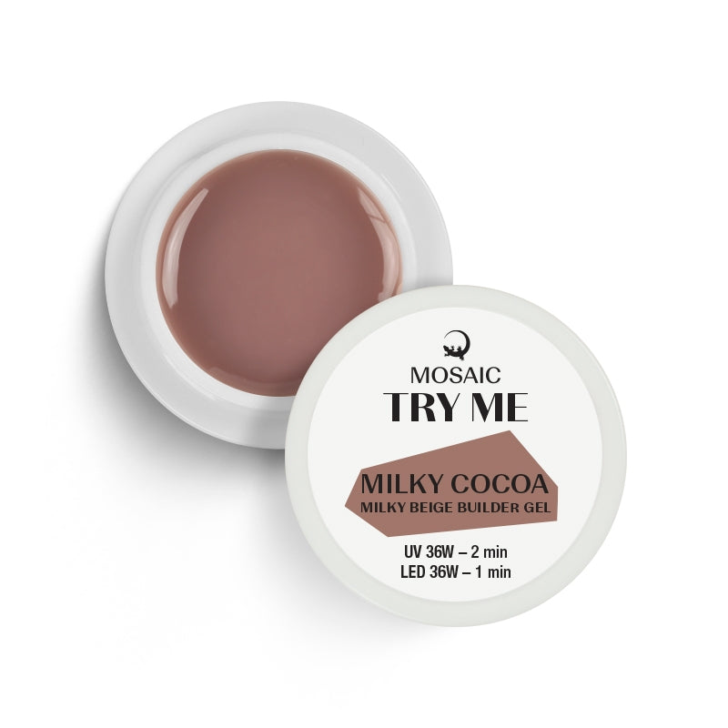 gel de construction milky cocoa try me  milky beige builder gel mosaic ongle gel pas cher strasbourg 