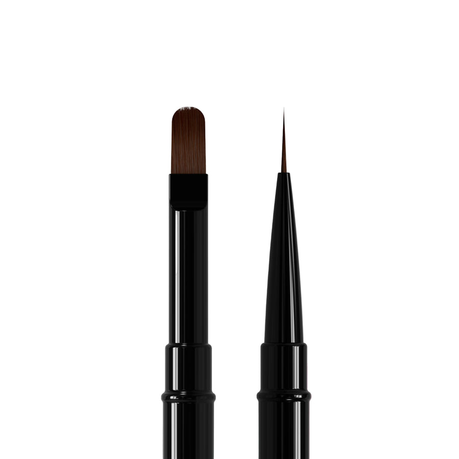 Pinceau Double-ended brushing EXPERT liner 10 mm / for gel 11 mm - MANUCURE RUSSE STALEKS