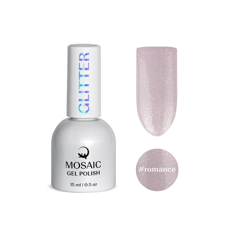 VSP vernis semi-permanent romance glitter rose pailleté  mosaic strasbourg ongle pas cher 