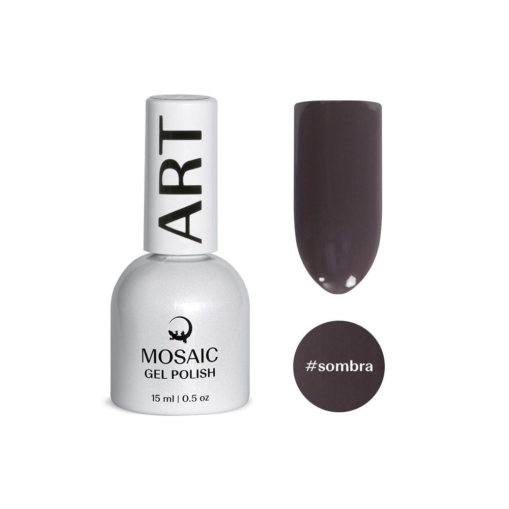 VSP vernis semi-permanent sombra art marron  mosaic strasbourg ongle pas cher 
