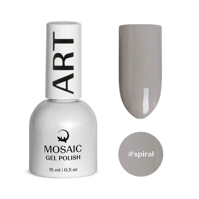 VSP vernis semi-permanent spiral art gris mosaic strasbourg ongle pas cher 