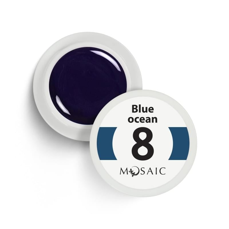 VSP vernis semi permanent bleu 8 blue ocean mosaic strasbourg  ongle pas cher 