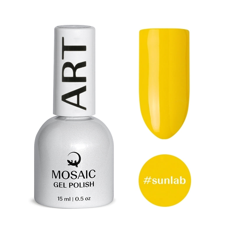 VSP vernis semi-permanent sunlab art jaune  mosaic strasbourg ongle pas cher 