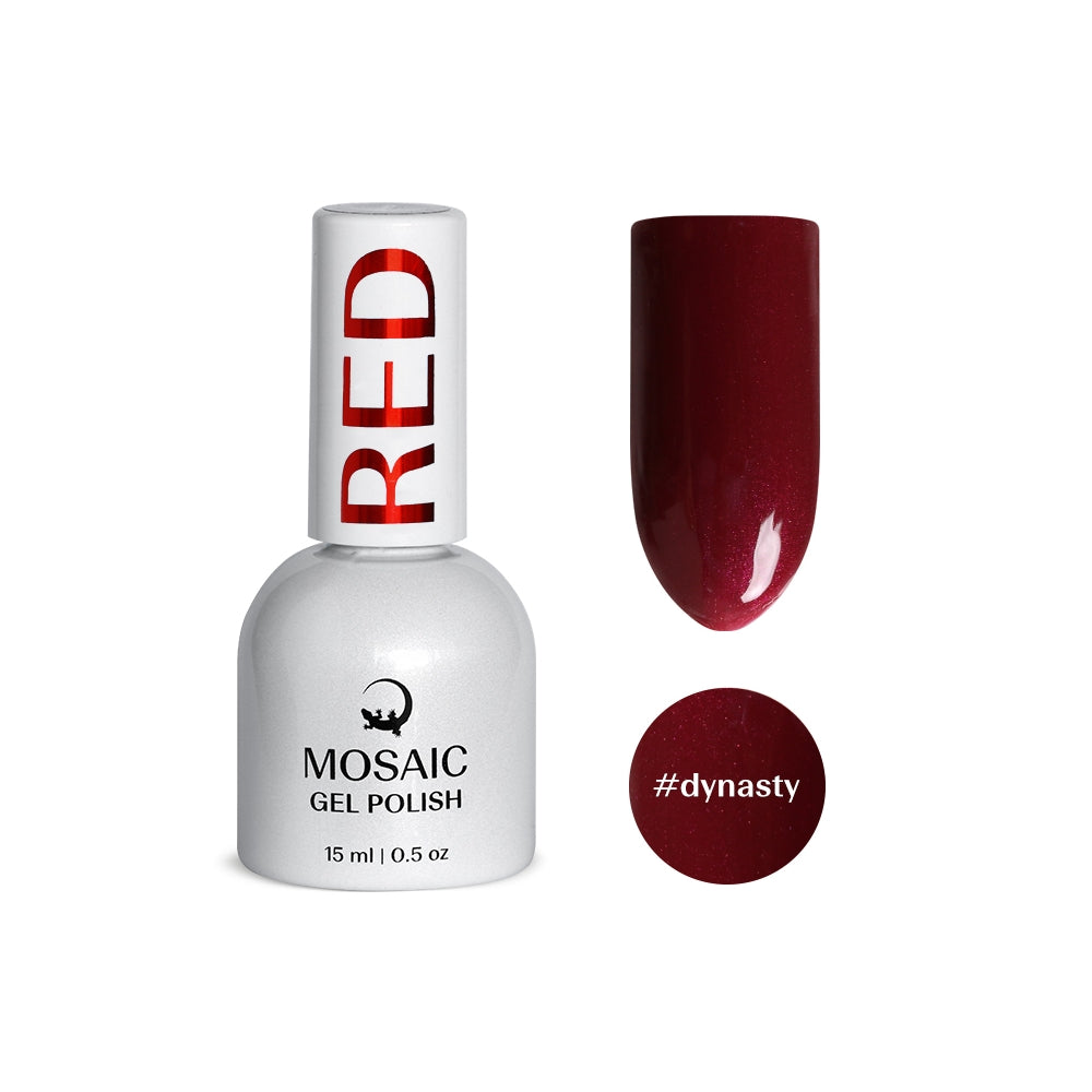 VSP vernis semi-permanent dynasty red rouge mosaic strasbourg ongle pas cher 