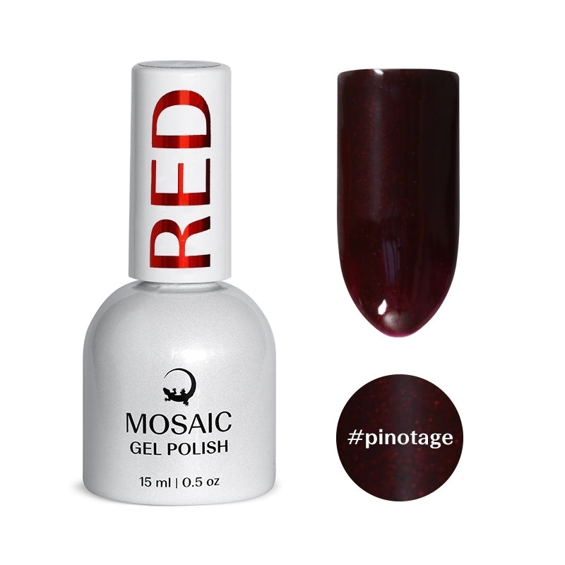 VSP vernis semi-permanent pinotage red rouge  mosaic strasbourg ongle pas cher 