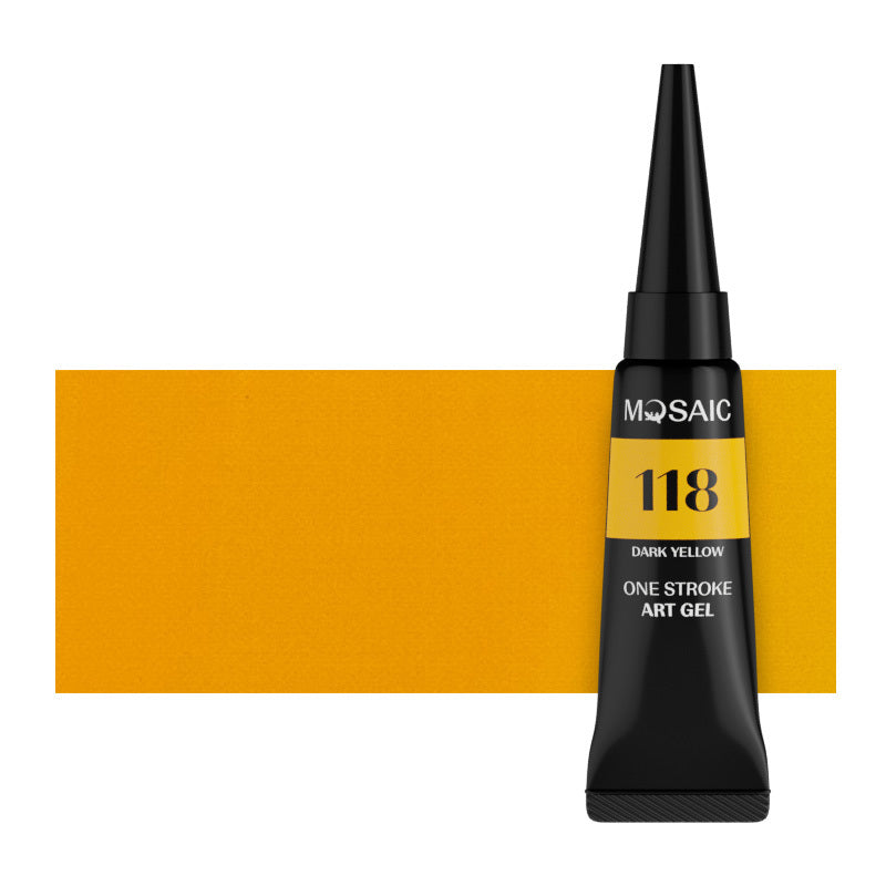 Dark yellow art gel one stroke 5 ml 5 ml