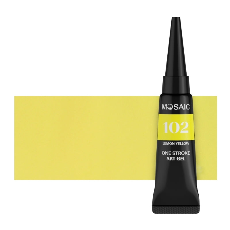 Lemon Yellow art gel one stroke 5 ml