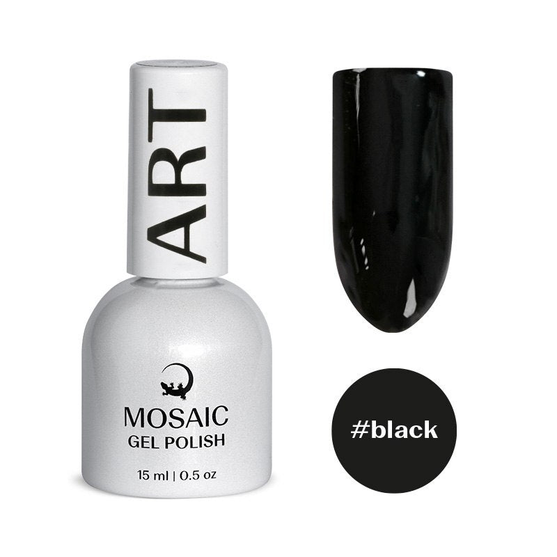 Black gel polish 15 ml