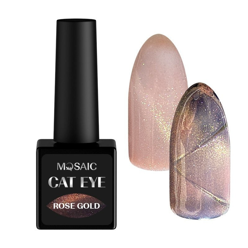 Rose gold cat eye