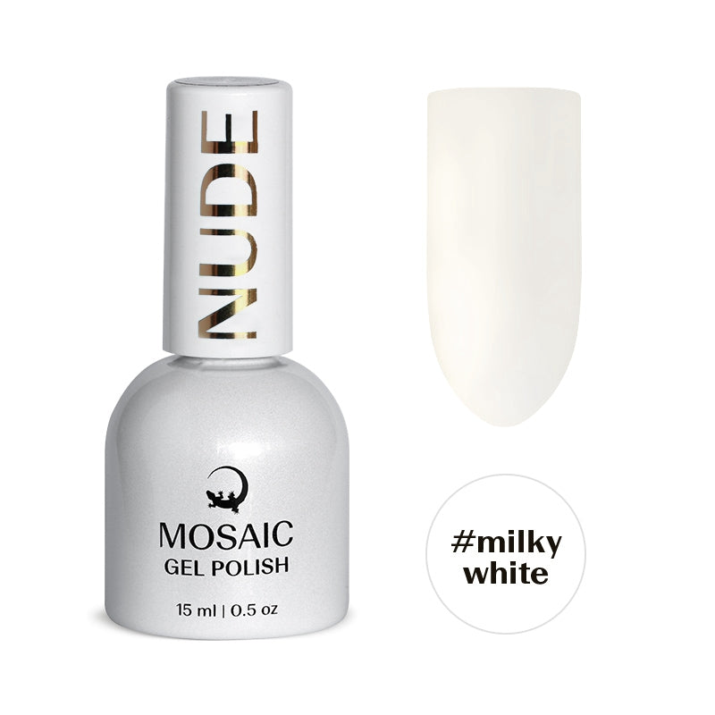 Milky white gel polish 15 ml